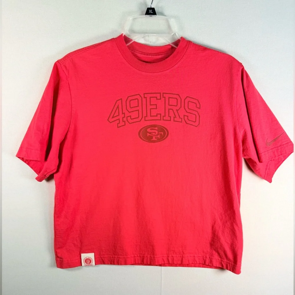 Nike San Francisco 49ers Glory Arch Boxy T-Shirt Women’s S NFL Tee